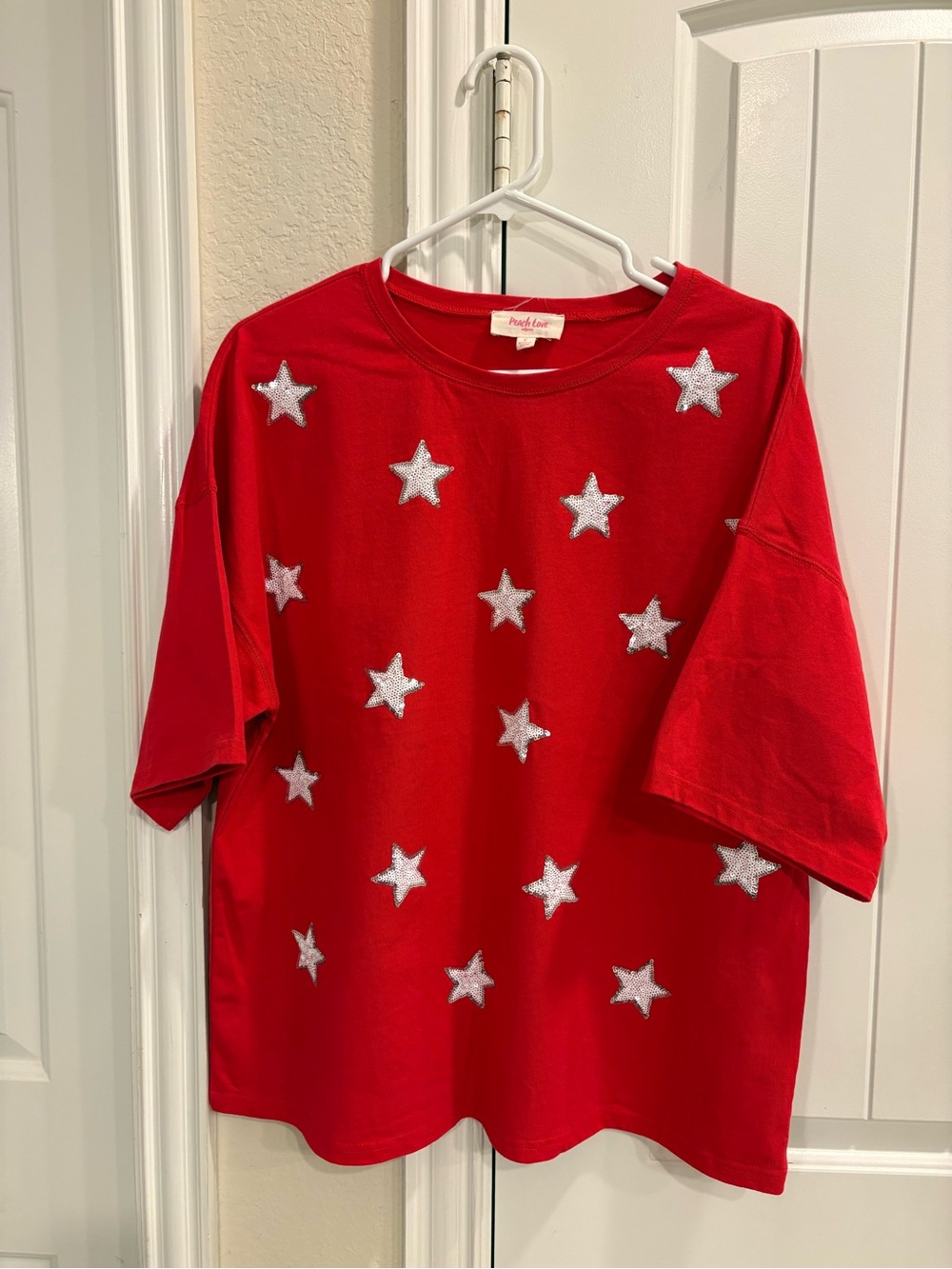 Fourth of July Sequence Star Women’s Shirt